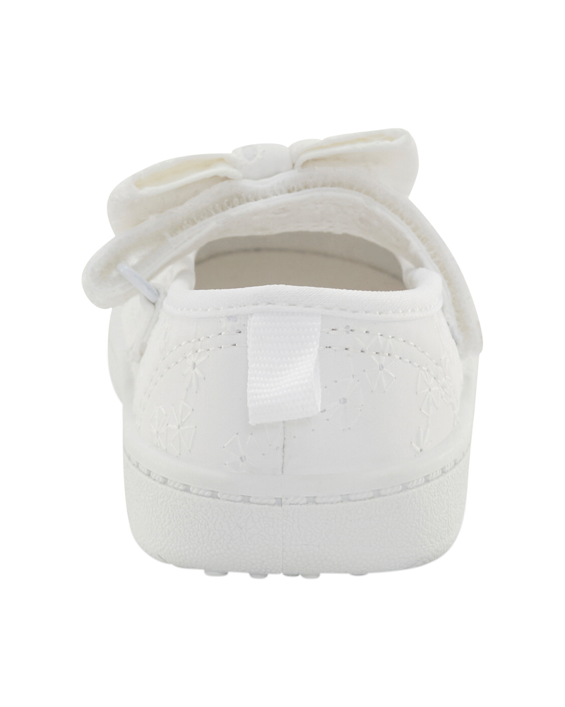 Baby  Every Step® First Walker Eyelet Mary Jane Sneakers - White, image 3 of 7 slides