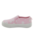 Toddler Slip-On Floral Sneakers - Pink, image 6 of 7 slides