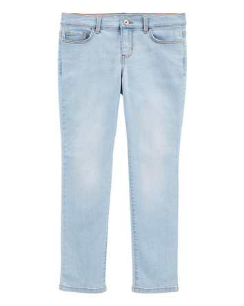 Kid Blue Ice Wash Plus-Fit Skinny-Leg Jeans, 