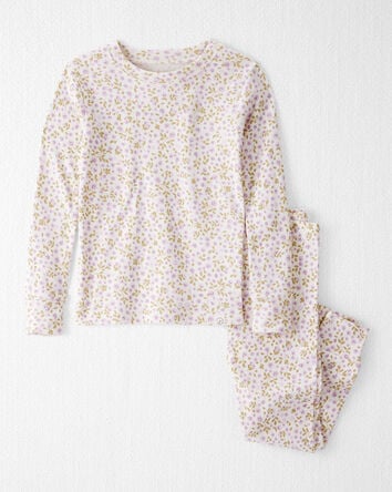 Toddler Organic Cotton  Pajamas in Botanic Muse Print, 