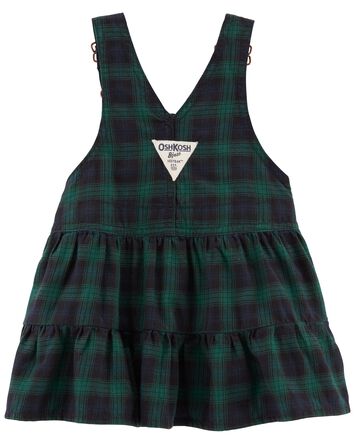 Baby Plaid Jumper Dress, 