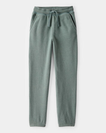 Boys DayDream Fleece Drawstring Joggers - Green, 