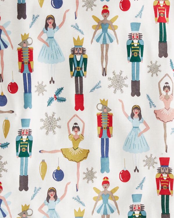 Holiday Nutcracker Kid Organic Cotton Pajamas Set