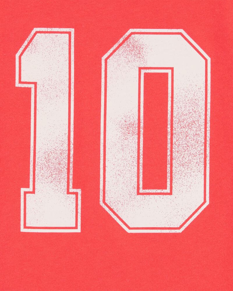 Kid Vintage Sporty Short-Sleeve Graphic Tee - Red, image 2 of 3 slides