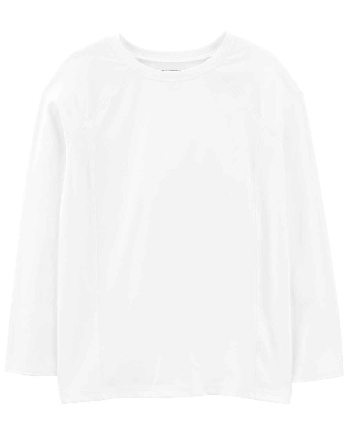 White Kid Base Layer Active Top In BeCool™ Fabric