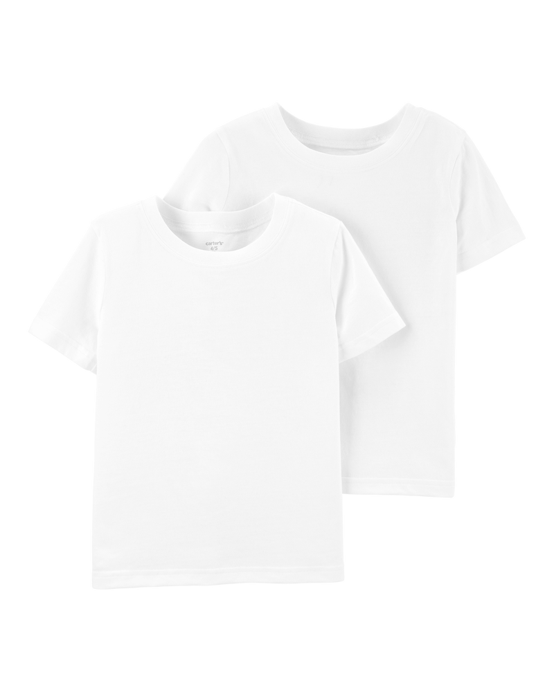2-Pack Cotton Undershirts, image 1 of 3 slides