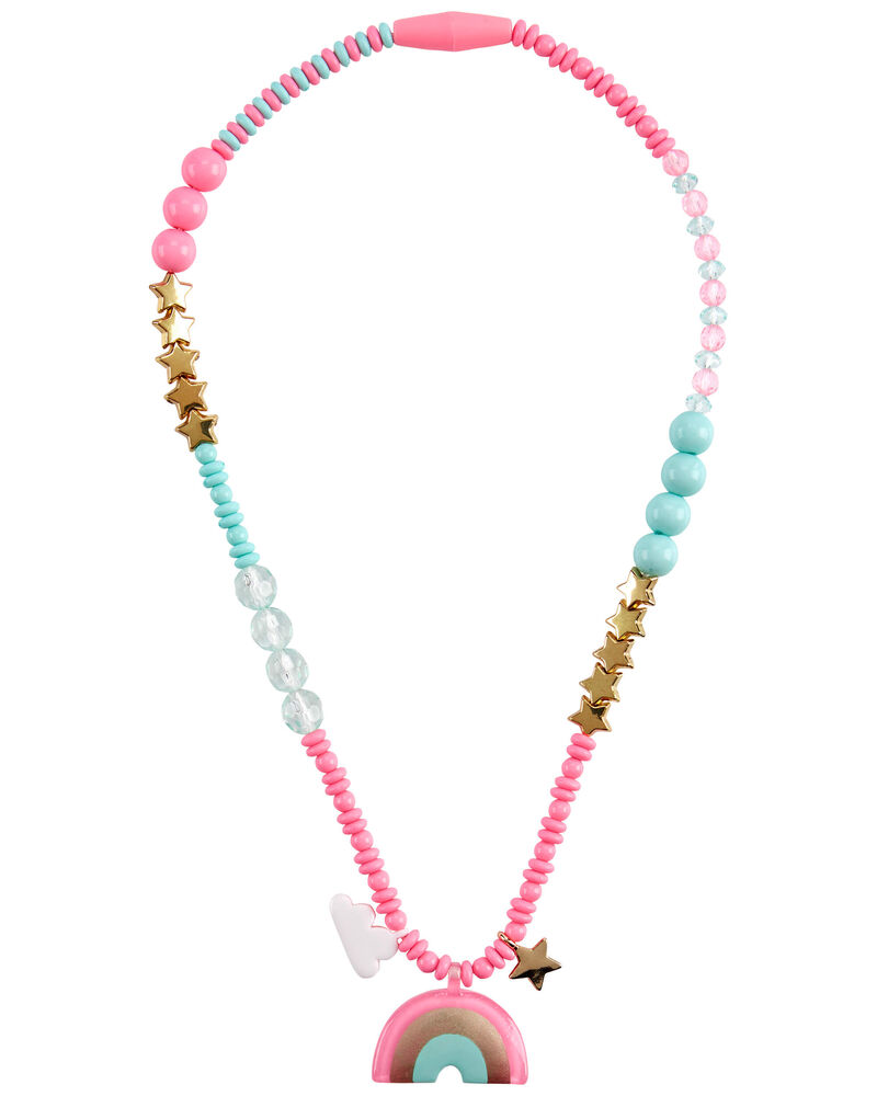 3-Piece Rainbow Necklace & Bracelets Set, image 3 of 3 slides