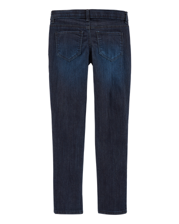 Kid Dark Wash Skinny-Leg Jeans, 