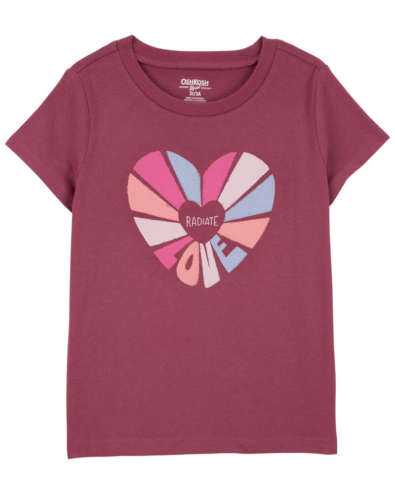 Toddler Radiate Love Graphic Tee, image 1 of 3 slides