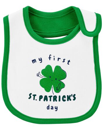 My First St. Patrick's Day Teething Bib, 