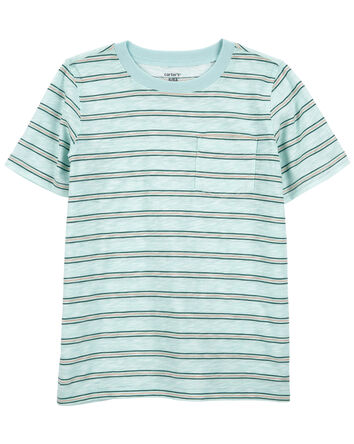 Kid Striped Pocket Tee, 