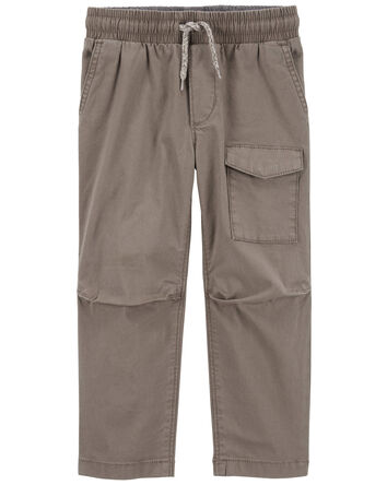 Baby Drawstring Pants with Reinforced Knees, 