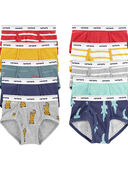 Multi - 10-Pack Cotton Blend Briefs Underwear