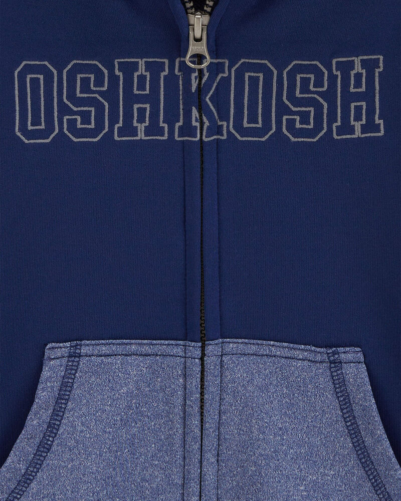 Toddler OshKosh Logo Zip Jacket, image 2 of 3 slides