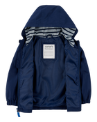 Baby Solid Windbreaker Jacket - Navy, image 2 of 3 slides