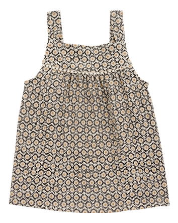 Toddler 2-Piece Crinkle Tank & Play Shorts Set - Brown, 