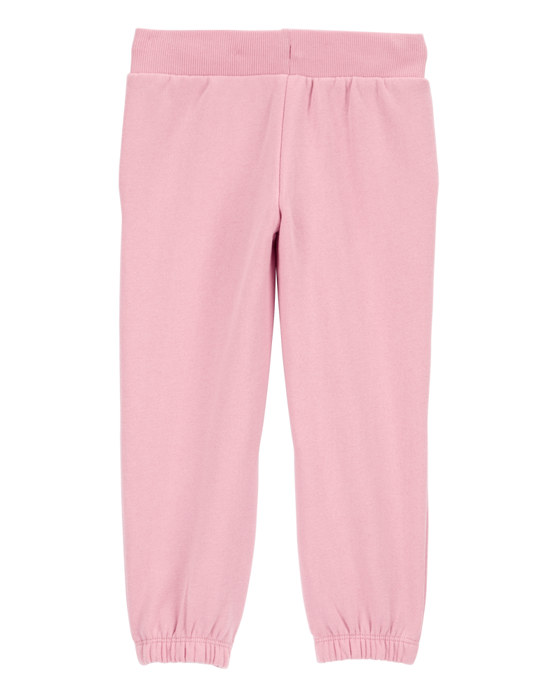 Toddler Pull-On Fleece Joggers, image 2 of 3 slides