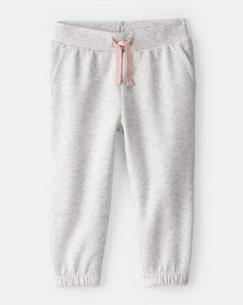 Baby Girl DayDream Fleece Joggers - Grey, 