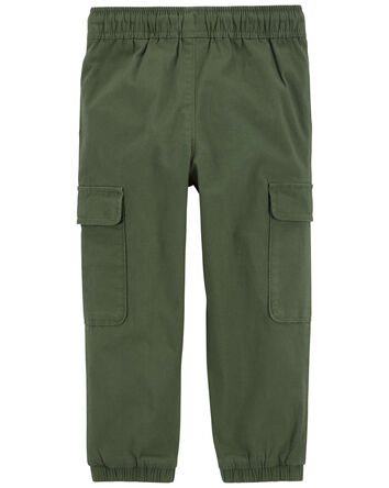 Canvas Drawstring Joggers, 