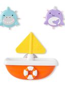 Shark/Narwhal - ZOO® Tip & Spin Boat Baby Bath Toy