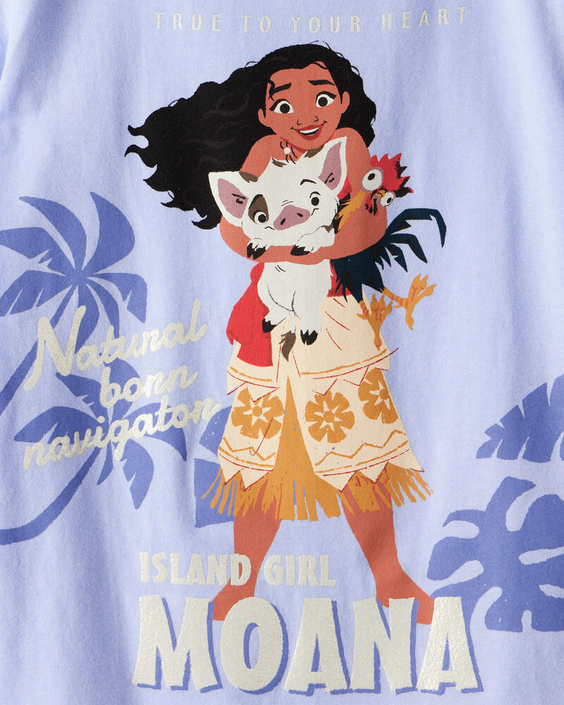 Kid Disney© Moana Short-Sleeve Graphic Tee - Blue, image 3 of 3 slides