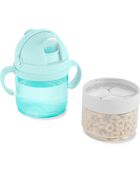 Sip To Snack 2-in-1 Set - Teal/Grey, image 8 of 11 slides