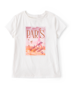 Kid Paris Short-Sleeve Graphic Tee - White, image 1 of 4 slides
