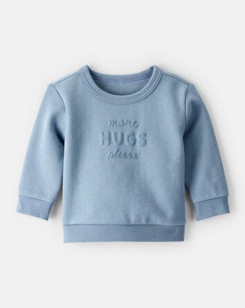 Baby Boy DayDream Fleece Sweatshirt - Blue, 