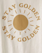 Kid Stay Golden Organic Cotton Graphic Tee, image 3 of 4 slides