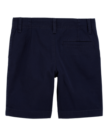 Kid  Stretch Chino Uniform Shorts - Navy, 