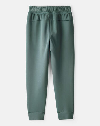 Boys Cotton Active Joggers - Green, 