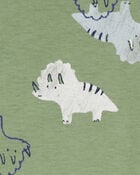 Baby 4-Pack Long-Sleeve Dinosaur Bodysuits, image 3 of 7 slides