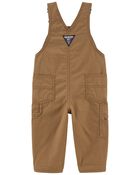 Baby 2-Piece Henley Bodysuit and Overalls Set, image 3 of 3 slides