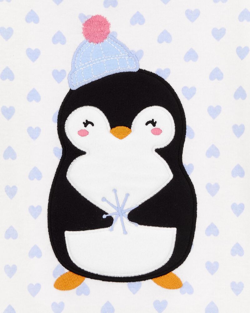 Toddler 4-Piece Penguin 100% Snug Fit Cotton Pajamas, image 3 of 4 slides