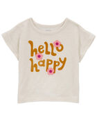 Toddler Hello Happy Tee, image 1 of 3 slides