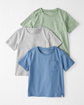Toddler 3-Pack Organic Cotton Tees, 