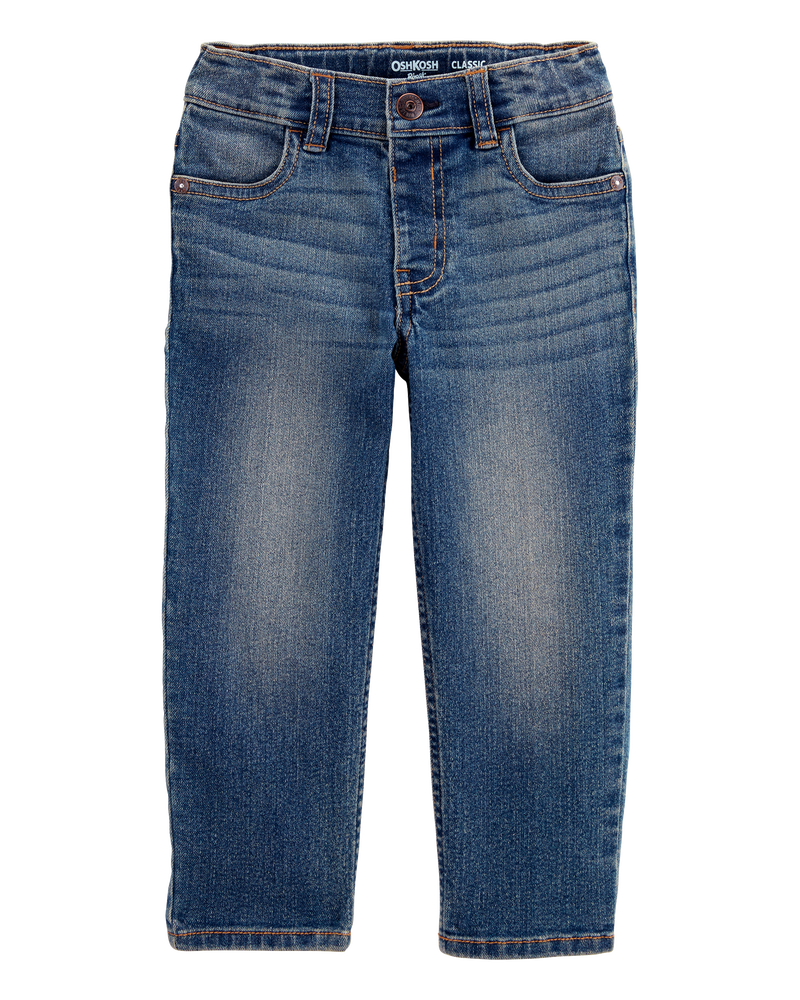 Baby Medium Faded Wash Classic Jeans, image 1 of 5 slides