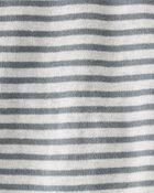 Baby Organic Cotton Grey Striped Sweater Knit Set, image 4 of 5 slides