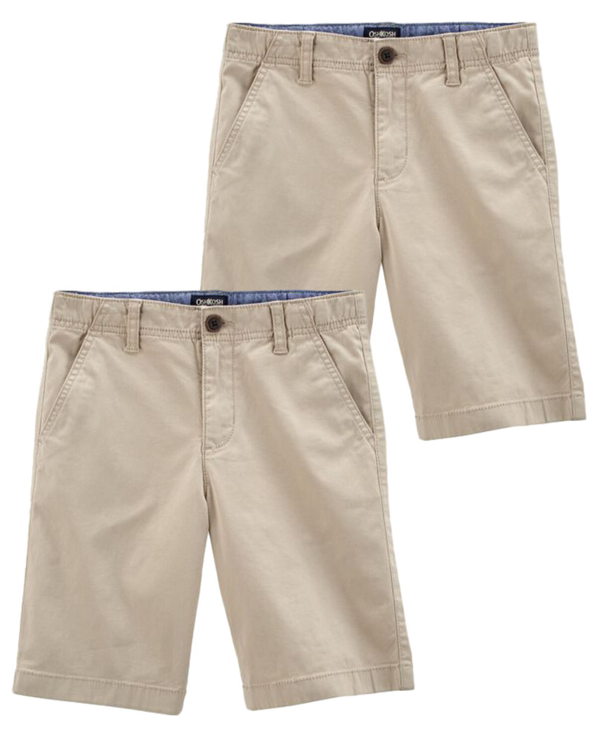 Khaki Uniform Shorts Multipack