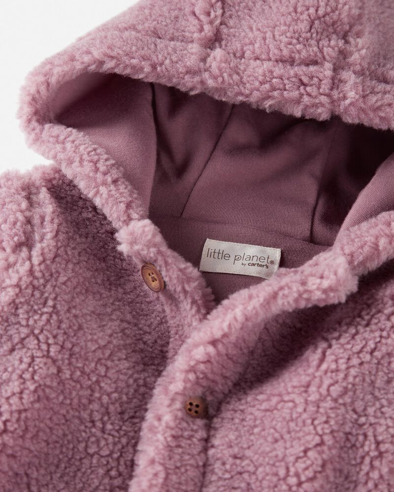 Baby Sherpa Jumpsuit Made with Recycled Materials, image 2 of 5 slides