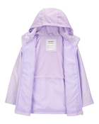 Heart Pockets Rain Jacket - Purple, image 2 of 3 slides