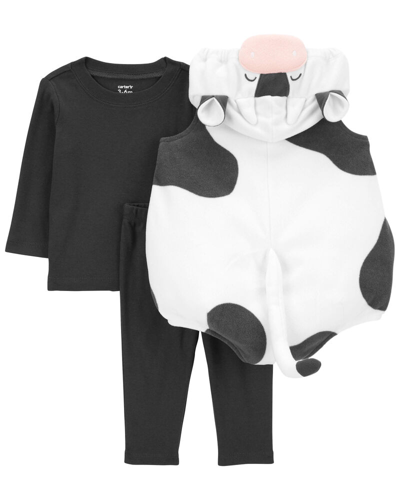 Baby 3-Piece Cow Halloween Costume, image 2 of 5 slides