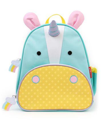 Zoo Little Kid Backpack Straw Bottle & Snack Cup Set - Unicorn, 
