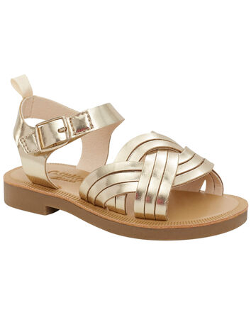 Kid Metallic Fashion Sandals, 