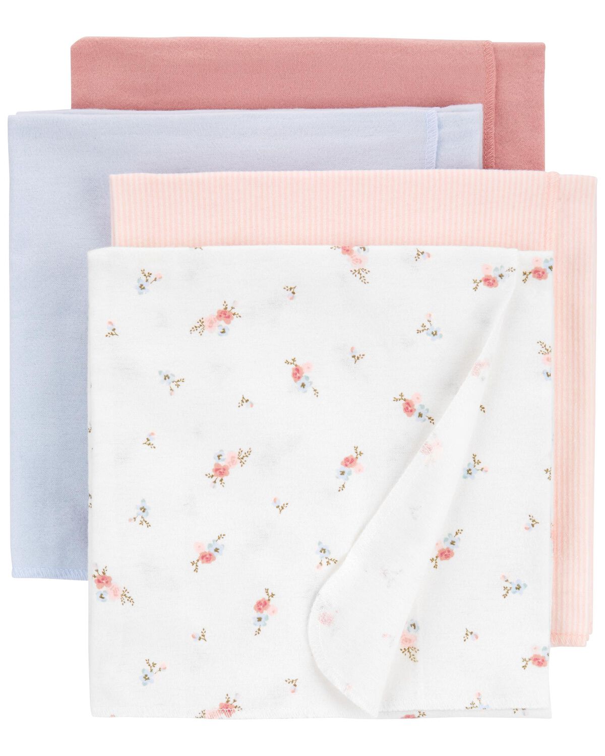 Multi Baby 4Pack Receiving Blankets