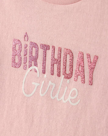 Toddler Girl 'Birthday Girlie' Graphic Tee - Pink, 