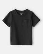 Baby Solid Short-Sleeve Tee - Black, image 1 of 3 slides