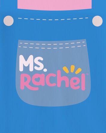Toddler Ms. Rachel Short Sleeve Graphic Tee - Pink/Blue, 