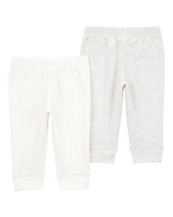 Baby 2-Pack Pull-On Pants, 