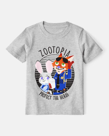 Toddler "Protect The Herd" Zootopia Short-Sleeve Graphic Tee - Grey, 